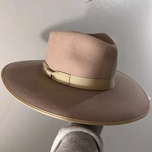 Lack Of Color Teak Rancher Hat Medium 57CM‎ NWT Teak Rancher - Wool Felt Fedora Hat (Brown) | Lack of Color [EU] main image 4